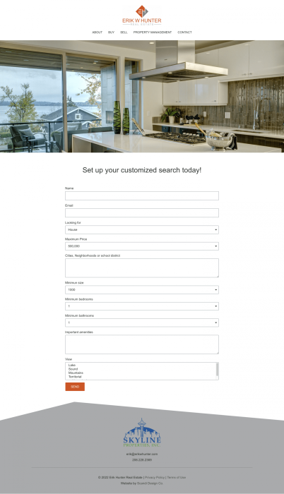 Portfolio: Erik Hunter Real Estate Buyer Page